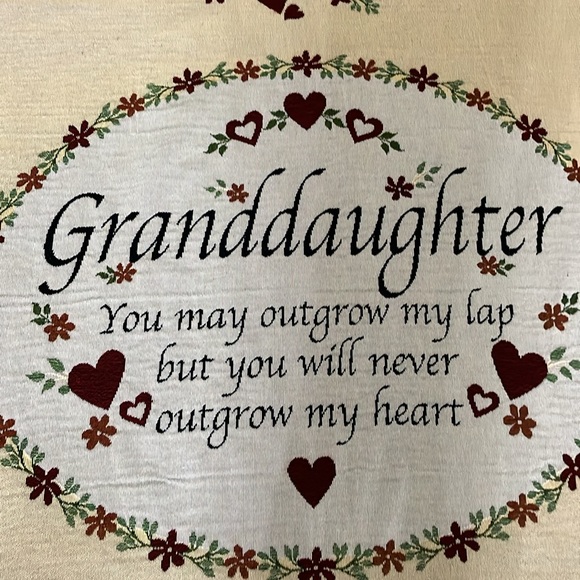 Granddaughter throw blanket - Picture 2 of 5